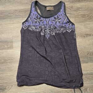 Athleta Floral Yoga Top Sz Small